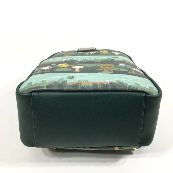 Loungefly POP Star Wars Hans Solo and Princess Leia Endor Forest Mini Backpack main image 4